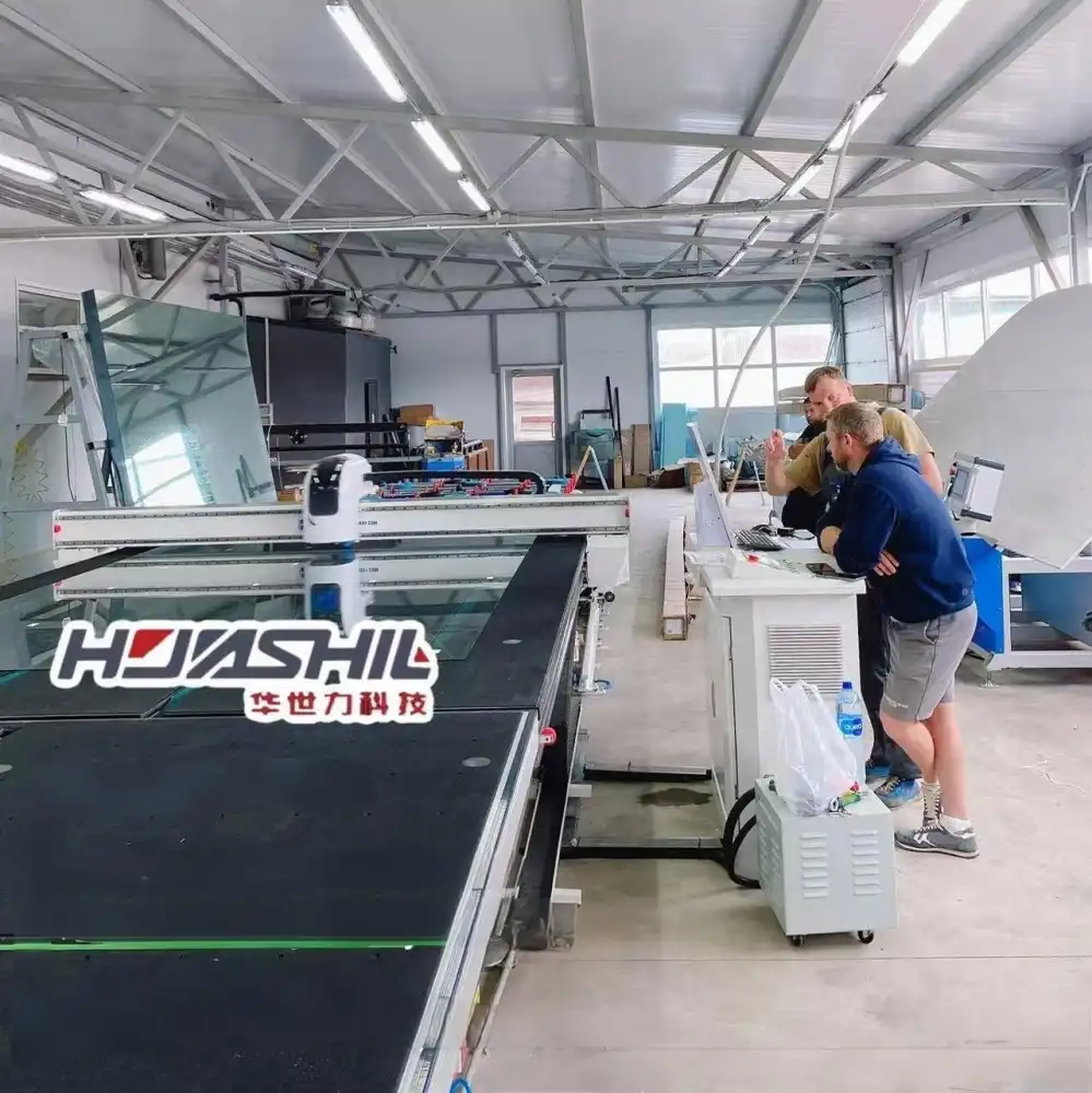 What thickness can a glass deep cutting machine handle?